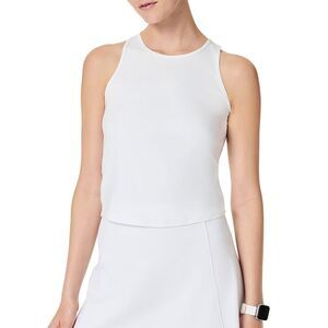 Spanx® Womens Butter Keyhole Tank, White